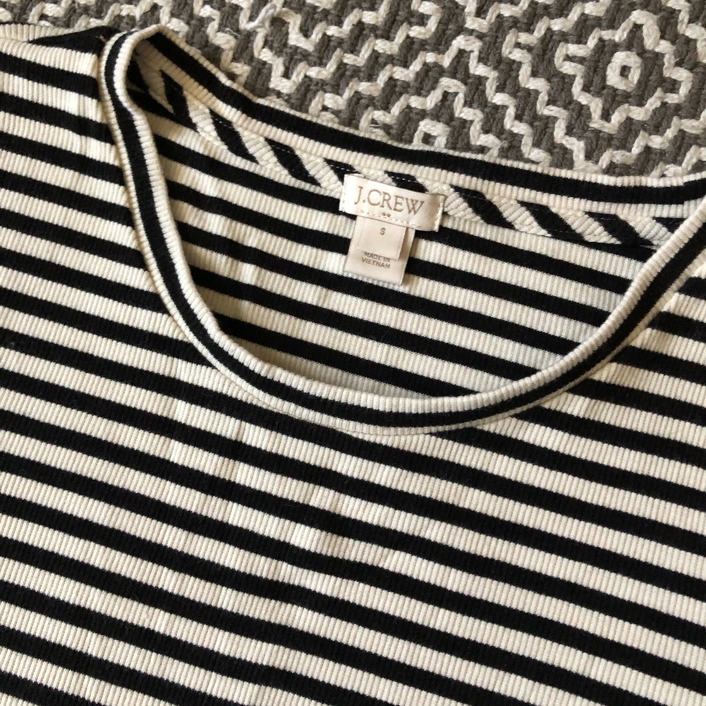 J. Crew Ribbed Long Sleeve Top - Picture 2 of 2